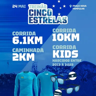 Evento: Treinão 5 Estrelas 2026 - Belo Horizonte-MG