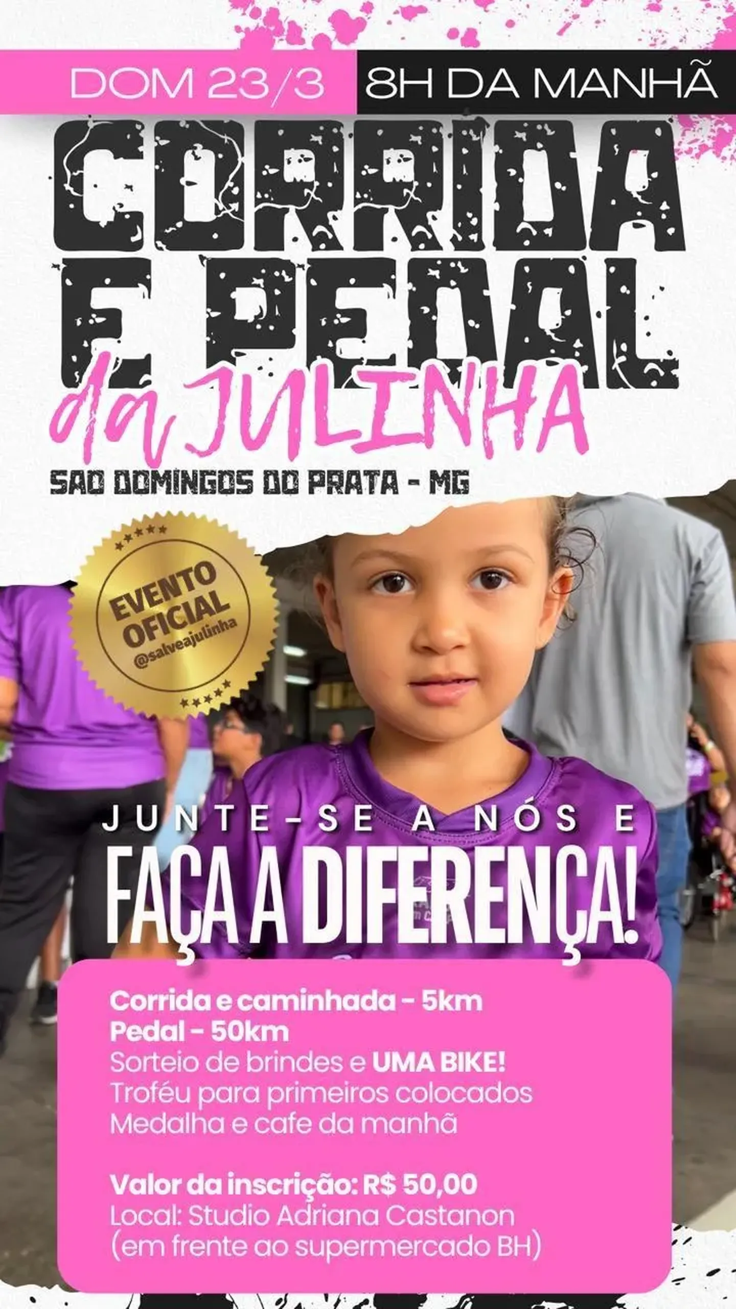 Corrida e Pedal para Juju