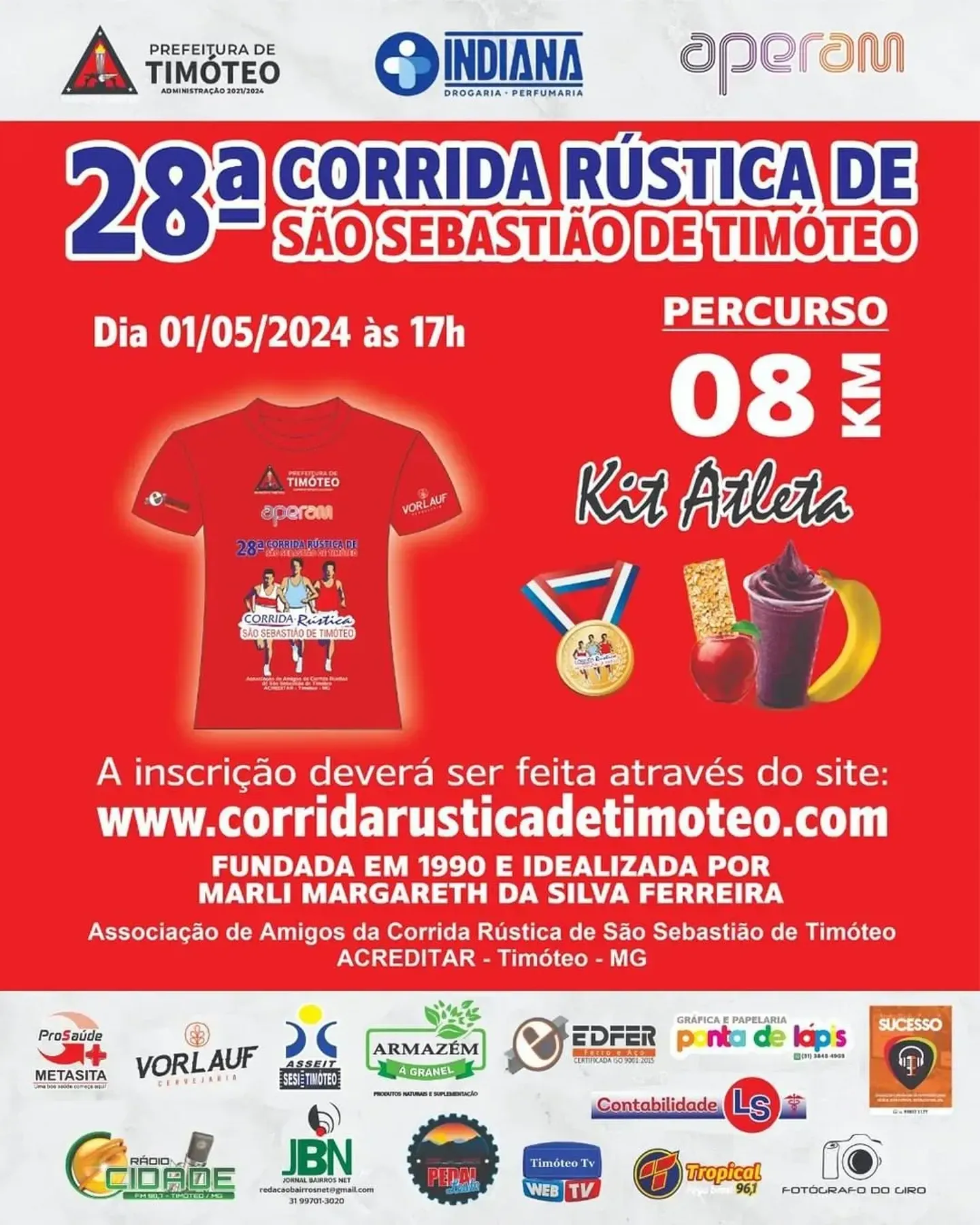 28ª Corrida Rústica de São Sebastião de Timóteo