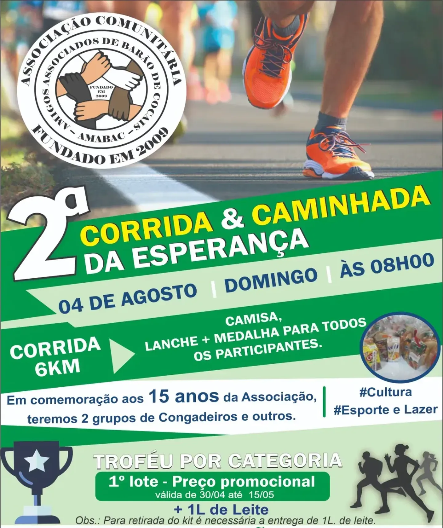 2ª Corrida e Caminhada da Esperança