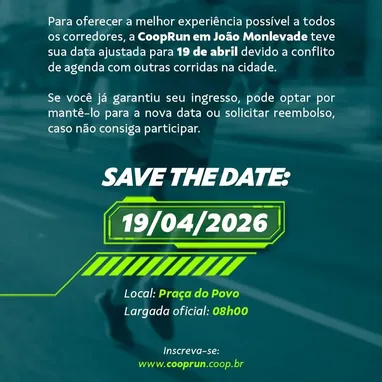 Evento: Circuito COOPRUN - 1º Etapa João Monlevade - João Monlevade-MG